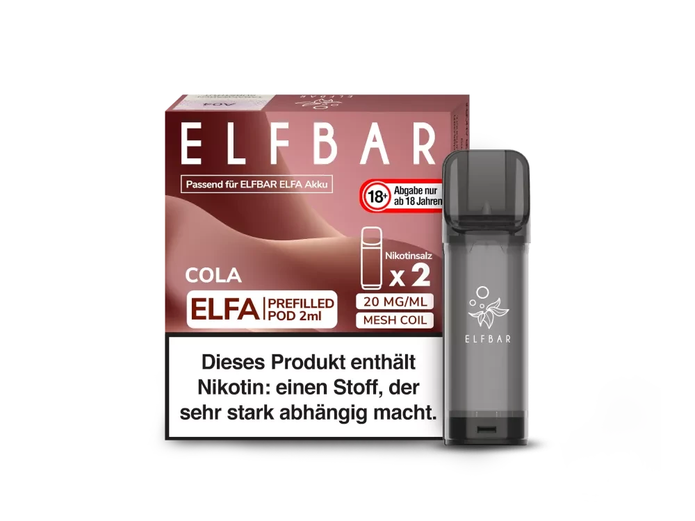 ELFBAR ELFA Pod 2er Pack 20mg/ml - verschiedene Sorten Elfbar